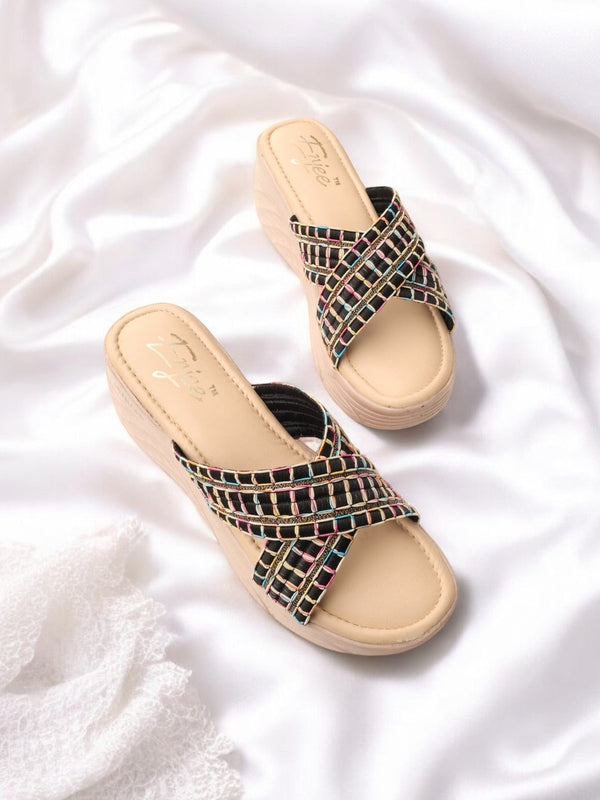 Midnight Threads Wedges